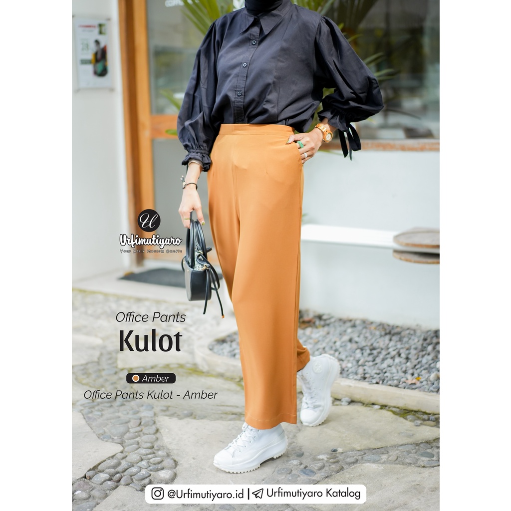 OFFICE PANTS BAGGY/CULLOTE