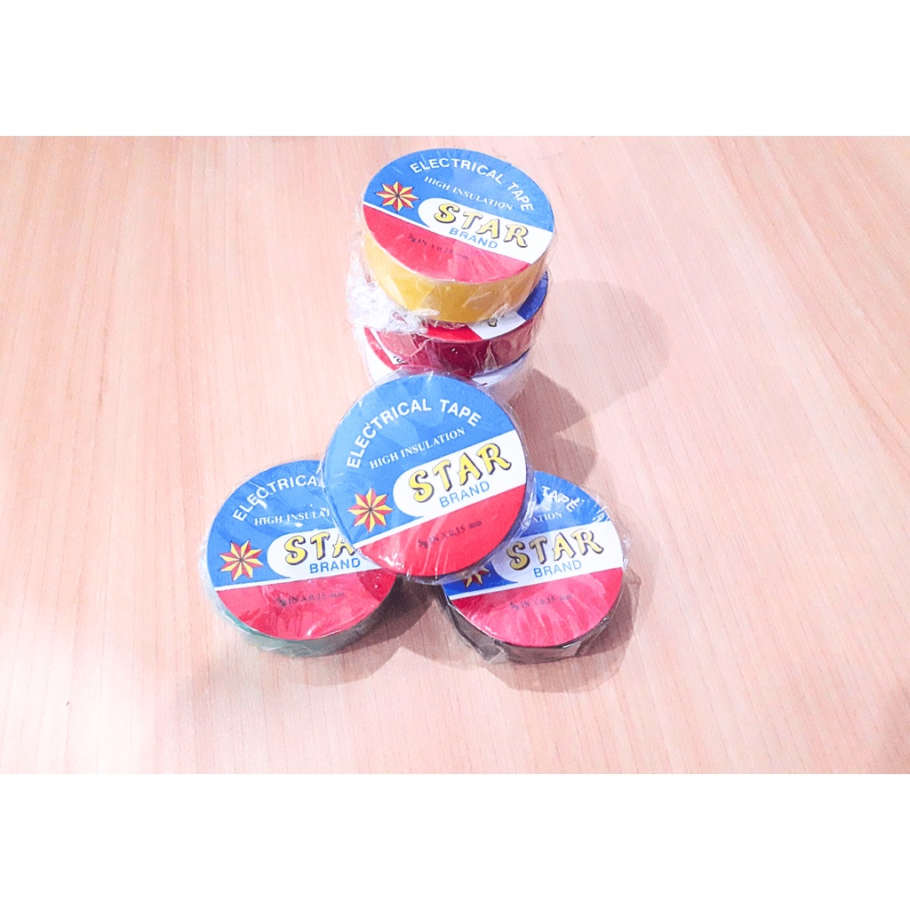 

Electrical Tape/Isolasi Listrik STAR 1/2 Inch 10 Yard (0281987)