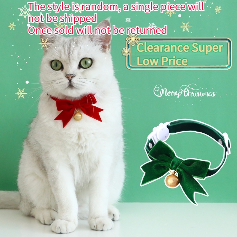 ✨[Clearance Harga Super Low] Kalung Kucing Kerah Hewan Peliharaan Syal Anjing-Random Style