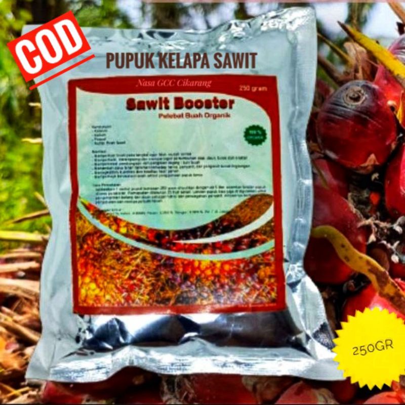 PUPUK BOOSTER KELAPA SAWIT - PELEBAT BUAH SAWIT - PEMACU CEPAT BERBUAH 250GR