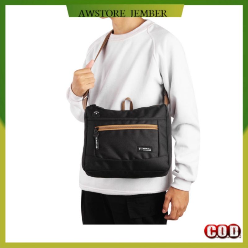 AWSTORE JEMBER Tas Salempang Pria Slingbag Tapax Stam