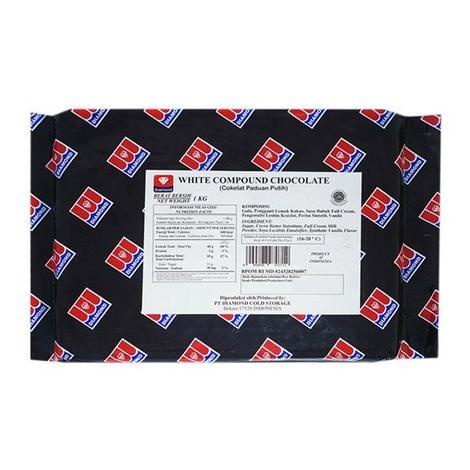 

diamond white compound chocolate 250 gr coklat blok putih