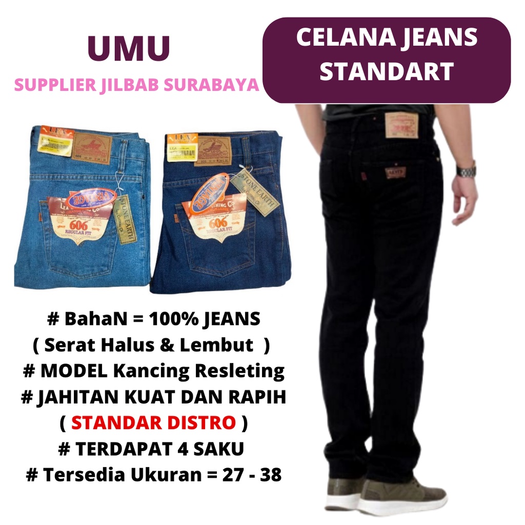 Jeans Standart Pria - Wanita