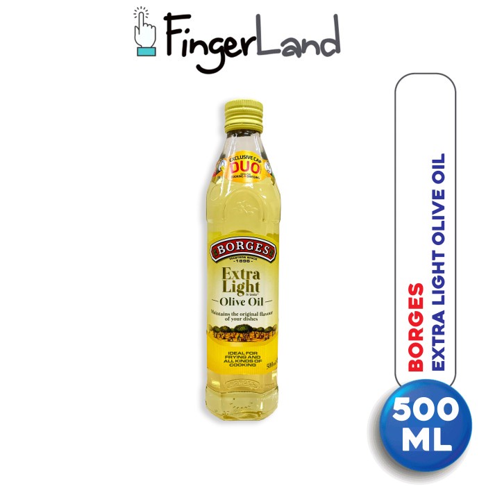 

[BISA COD] BORGES Extra Light Olive Oil 500 ml Minyak Zaitun