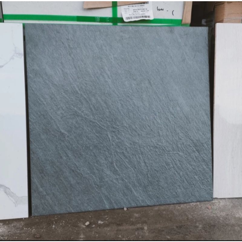 Granit Lantai Kasar Amani Dark Grey 60x60