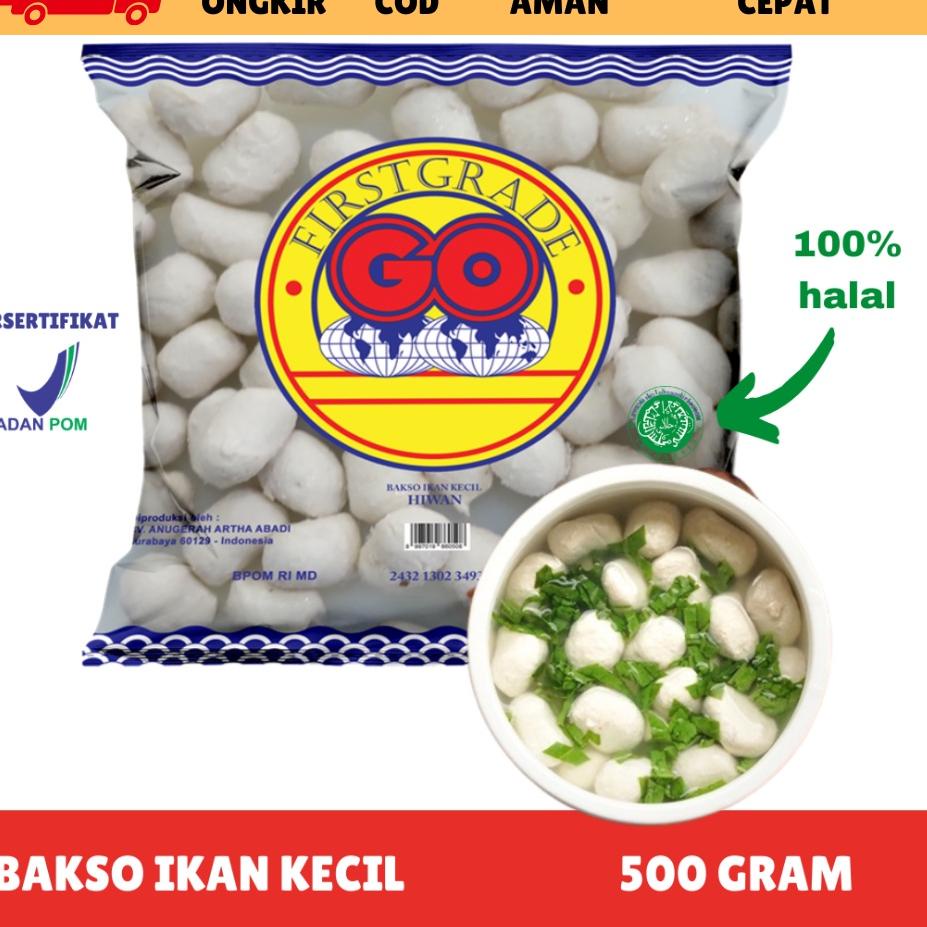 

Jangan Sampai Kehabisan!!!❄️ [FROZEN FOOD GO] BAKSO IKAN KECIL HIWAN ISI 60 (500GR) MAKANAN INSTAN SOSIS|NUGGET BPOM HALAL