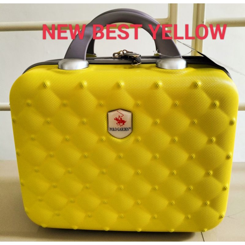 Beauty Case 14 Inch Polo Garden Original Koper Kabin Fiber Mini Travel Bag