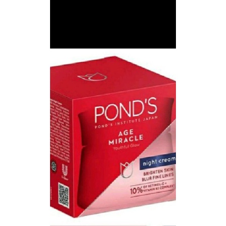 Ponds age miracle night cream 20gr exp 2025