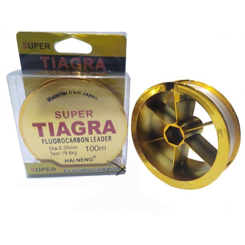 SENAR PANCING TIAGRA FLUOROCARBON LEADER 100 M