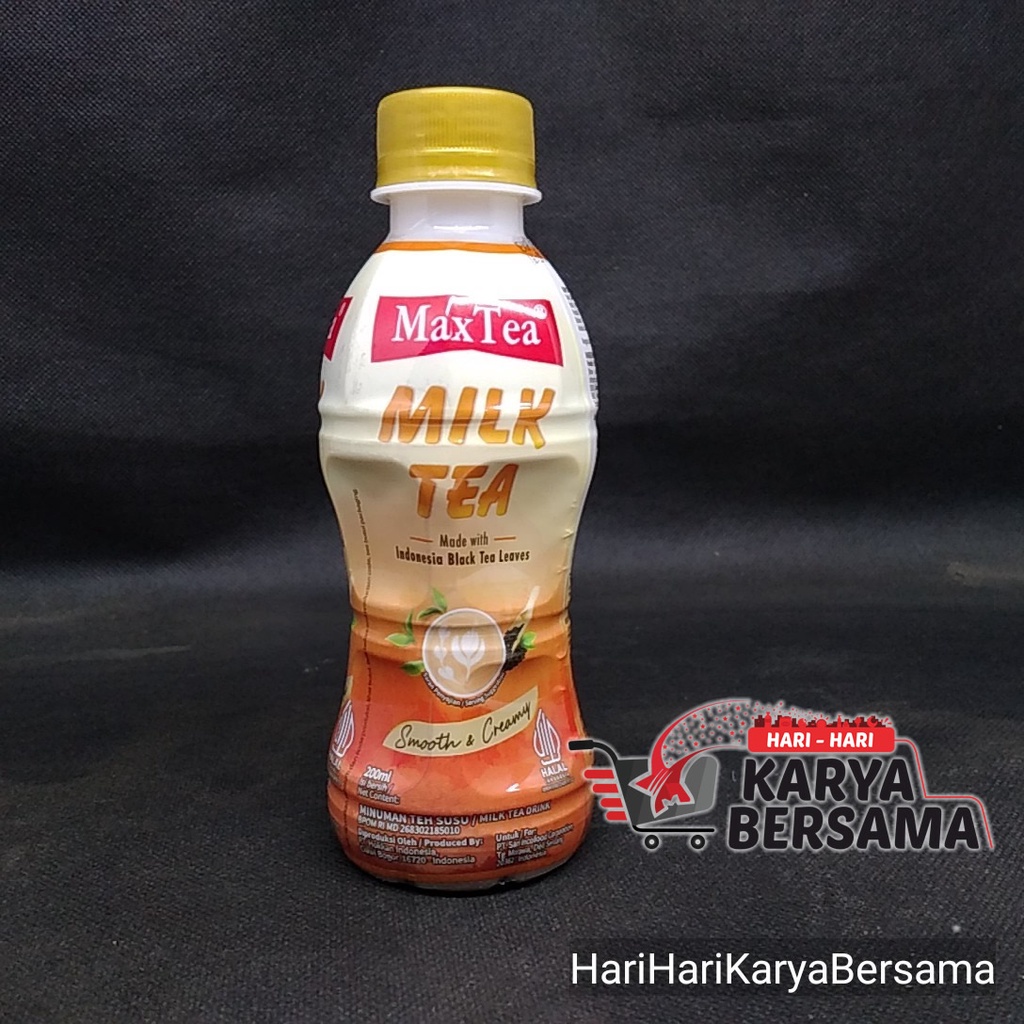 

MAX TEA MILK TEA SMOOTH & CREAMY MINUMAN TEH SUSU 200ML