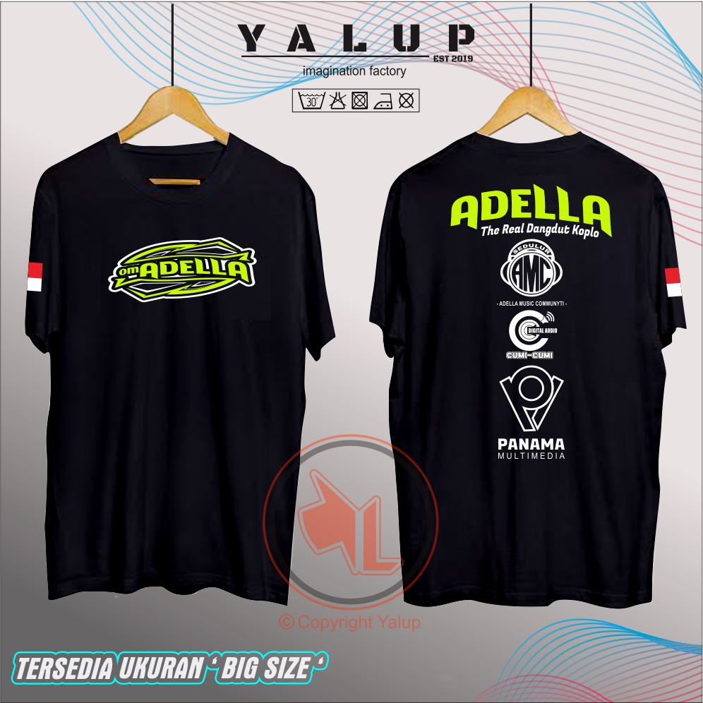 Baju Kaos Pria JUMBO Adella Cumi Cumi Audio Terbaru