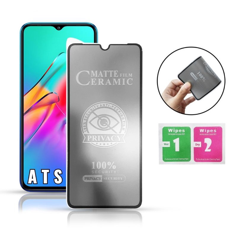 Tempered Glass Anti Spy Oppo A16 Oppo A55 5G Oppo A53S 5G Oppo A3S Oppo A5 Tempered Glass Ceramic Matte Privacy Anti Spy Oppo A1K Oppo A15 Oppo A15S Oppo A16 Oppo A16E Oppo A16K Oppo A17 Oppo A17K Oppo A57 4G Oppo A77S Oppo A55 5G Oppo A53S 5G Oppo A3S