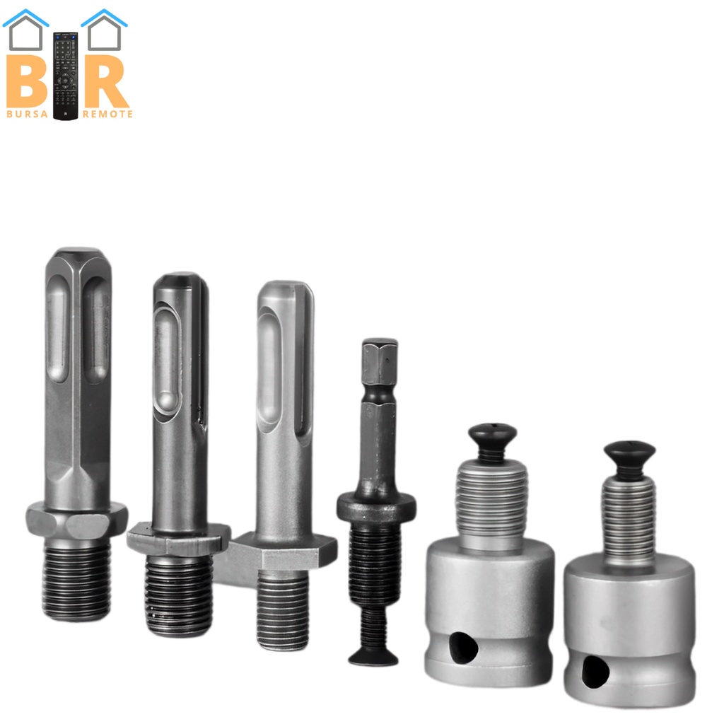 Adaptor Konektor Sambungan Pengganti Untuk Kunci Impact Konversi Bor 1/2 &quot;-20UNF / 3/8''-24UNF Chuck Adaptor Sds Plus Soket Hex Persegi Perempuan