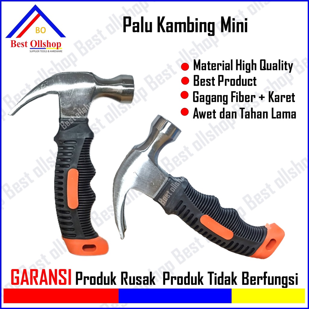 Palu kambing mini 8 oz / Palu martil kambing mini / Martil mini / Palu Tukang / Palu Cebol