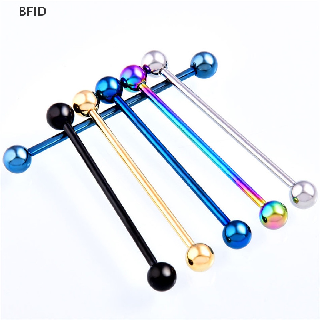 [BFID] Surgical Steel Industrial Bar Scaffold Ear Barbell Ring Wanita Perhiasan Bedah Baja Industrial Bar Scaffold Ear Barbel Cincin Wanita Perhiasan2018 Surgical Steel Industria