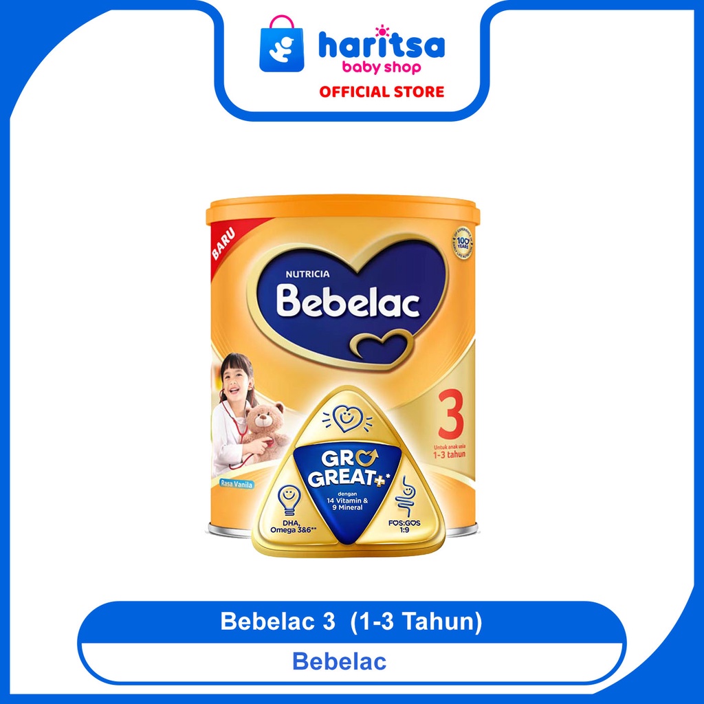 Bebelac 3 Vanila Susu Pertumbuhan Bubuk 800 gr