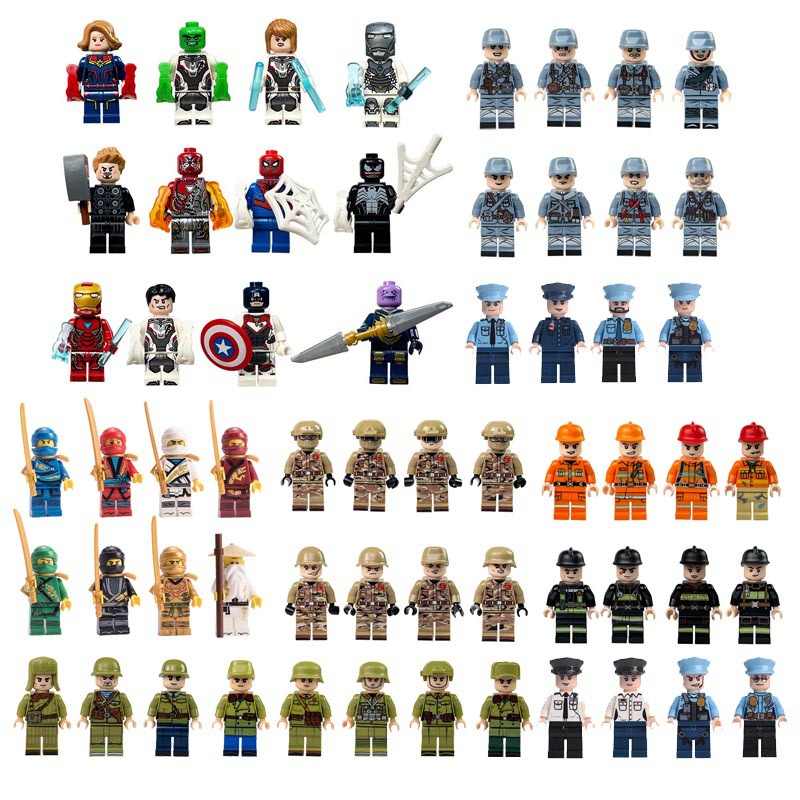 Mainan Blok Bangunan minifigure