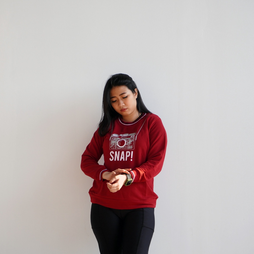 VS - Sweater Fashion Motif Snap! Style Babyterry Premium