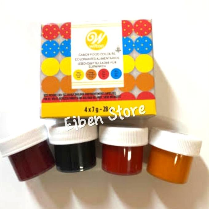 

Wilton Candy Color Primary/ Pewarna Coklat Wilton Set-4