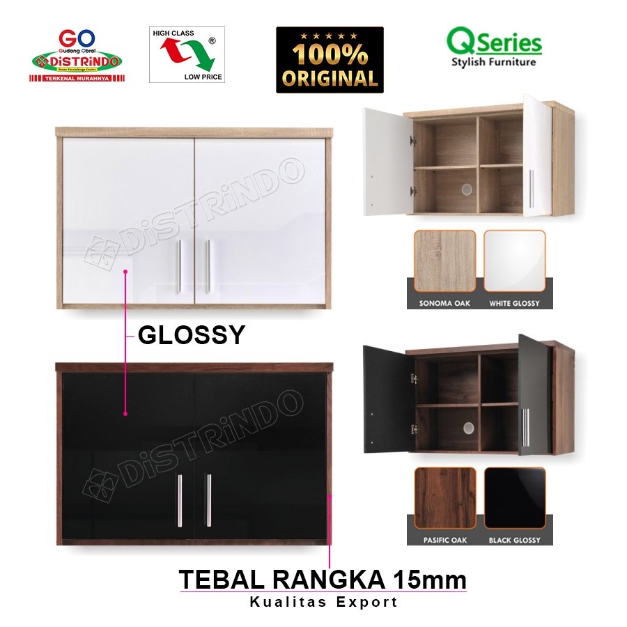 Kitchen Set 2pintu / Rak Dapur dinding / Lemari Dapur