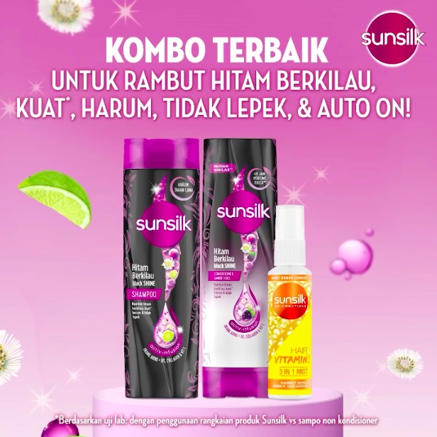 Sunsilk Shampoo 70ml 160ml 340ml / Conditioner 160ml / Hair Vitamin Mist 40ml | Sampo Spray rambut hijab