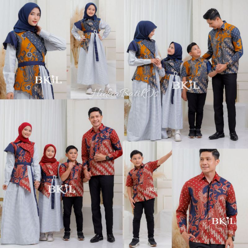 SET KELUARGA TERBARU BATIK COUPLE KELUARGA SERAGAM FAMILY SARIMBIT AYAH IBU ANAK