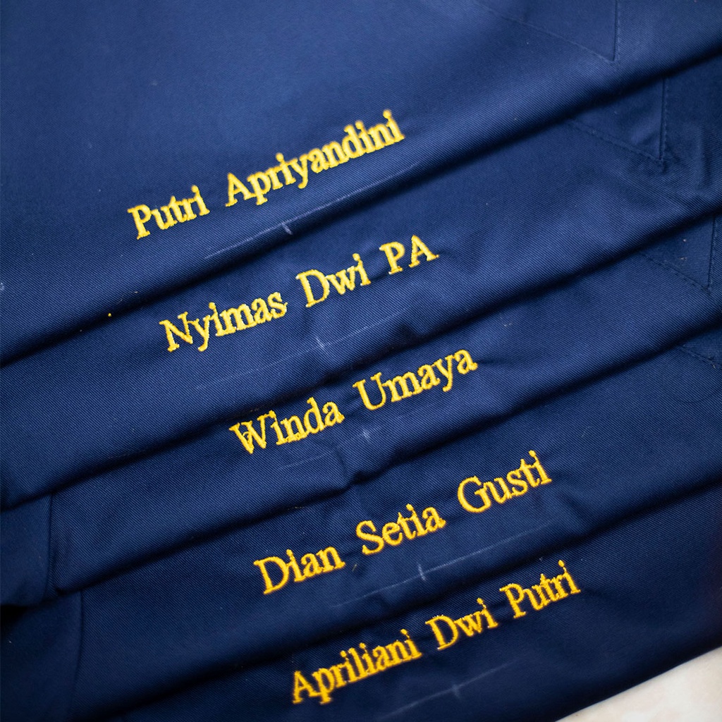 BAJU SAJA LENGAN PANJANG DAN PENDEK PLUS BORDIR SEBARIS