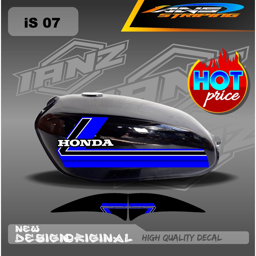 STRIPING CB 100 STANDART / STIKER CB 100 CUSTOM HOLOGRAM DAN NON HOLOGRAM B07