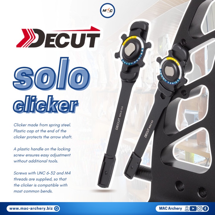 Decut Solo Clicker - kliker murah - clicker decut - clicker panahan