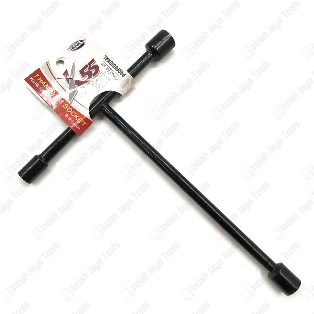 Kunci Sok T 3 Socket 8-10-12 mm K55 - 3 Way Socket 3 Sisi Model Y