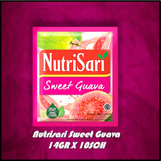 

Nutrisari Sweet Guava 14GR X 10SCH