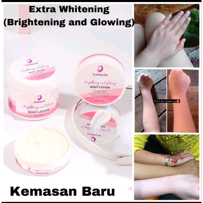 Handbody Lotion Recvin Beauty Glow aroma Natural HB RC EXTRA WHITENING/  RC "Recvin Beauty Glow" 250