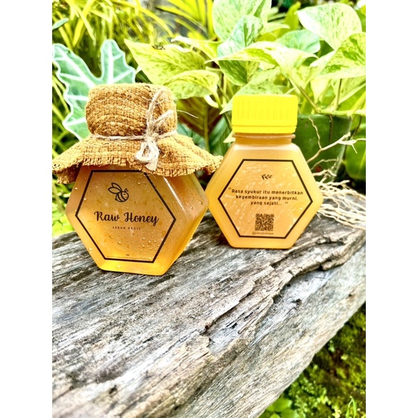 

raw honey exclusive packaging lebah kecil parcel madu murni