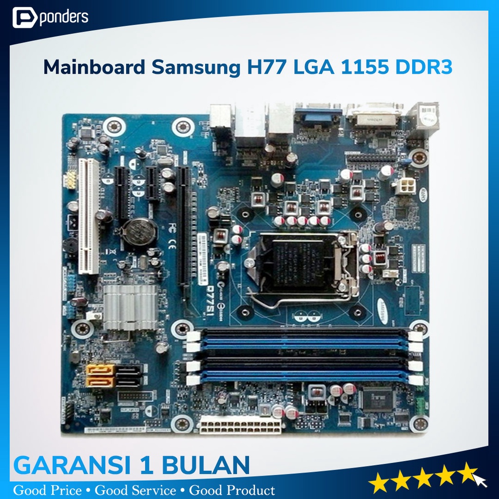 Jual Mainboard Intel Samsung H77 LGA 1155 DDR3 Support Gen3 | Shopee ...
