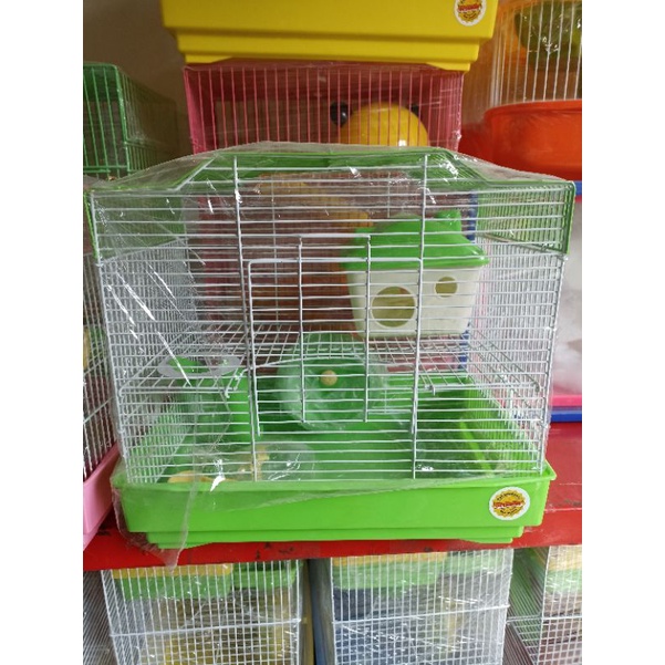 Kandang hamster octagon 2 tingkat