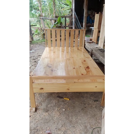 Dipan kayu jati Belanda knock down 200x120x45cm