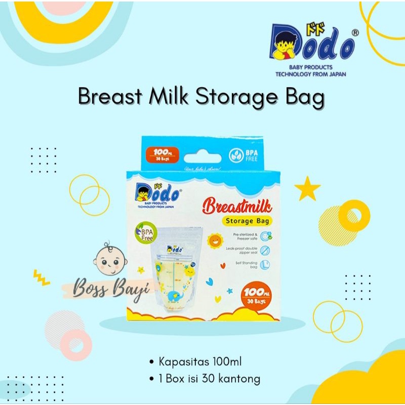 DODO - Breast Milk Storage Bag / Kantong Asi 100ml