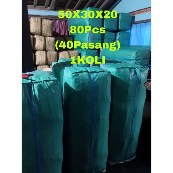 Besek Jumbo 50X30X20  Per Koli Isi 80PCS Besek PSHT Tumbu Wakul Bambu