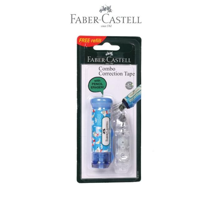 

Faber Castell Combo Correction Tape Blue Dog + 1 Refill