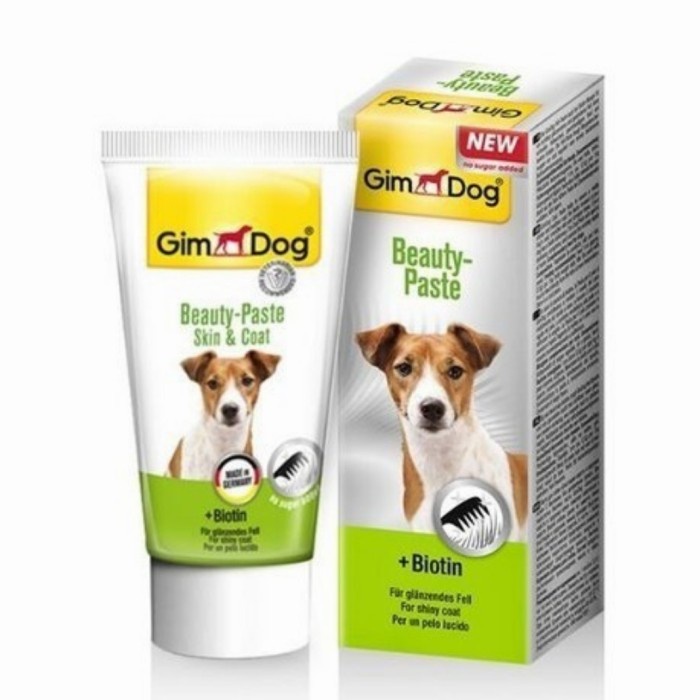 ⭐BISA COD⭐ GIMDOG Beauty Paste Vitamin Penumbuh Bulu Anjing Biotin Gim Dog 50 GR