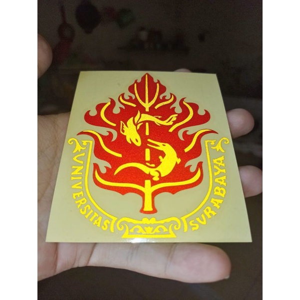 

Cutting Stiker UBAYA Universitas Surabaya 2 Warna Reflective