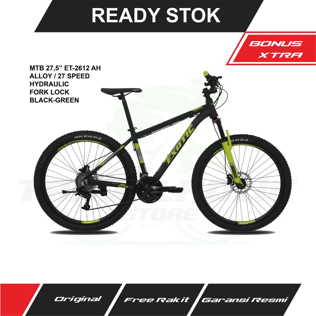 Sepeda Gunung Murah MTB Murah 27.5" ET-2612 AH EXOTIC 27 speed.
