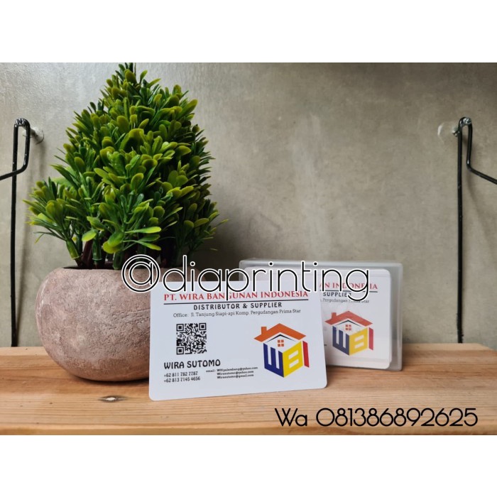

Cetak Kartu Nama Pvc 200Micron-1 Sisi/2Sisi- Pvc Card-100Pcs-Free Box