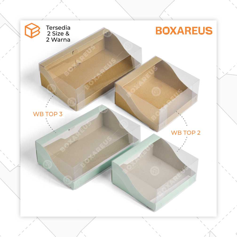 Box Hampers Toples Dus Kue Kering Box Mika Kotak Hadiah | WB TOP 3