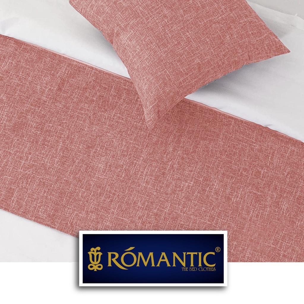 Bed Runner / Selendang kasur Peach by ROMANTIC standard Hotel minimalis