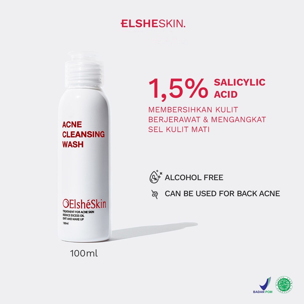 ❤ MEMEY ❤ ElsheSkin Acne Cleansing Wash 100ml