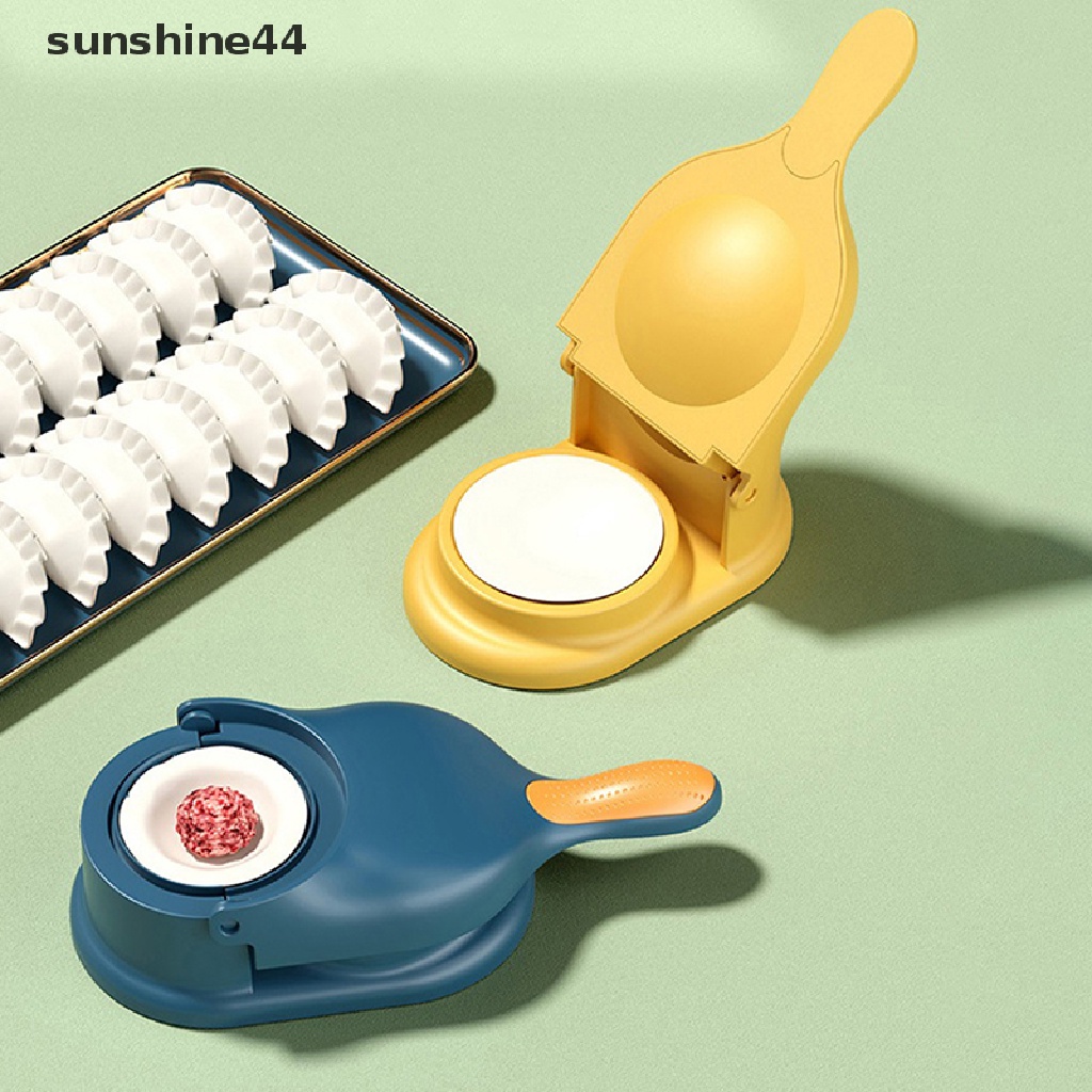 Sunshine 2in1 DIY Dumpling Maker Alat Cetakan Penekan Kulit Pangsit Dough Presser.