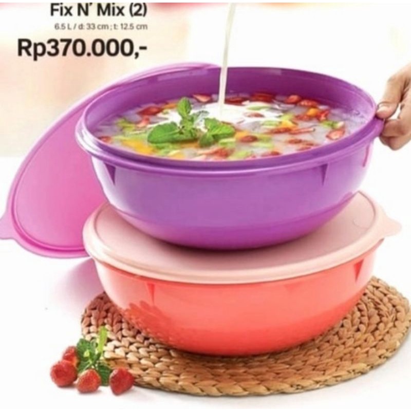 Fix n mix tupperware (2) / mangkok tupperware isi 2