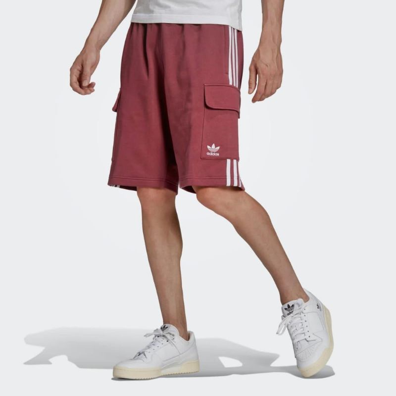 Adds striped cargo short pants