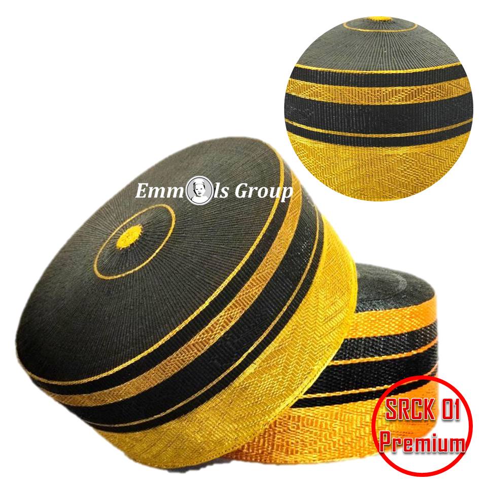 Songkok Recca Bugis Bahan Kuningan Type SRCK 01 Premium